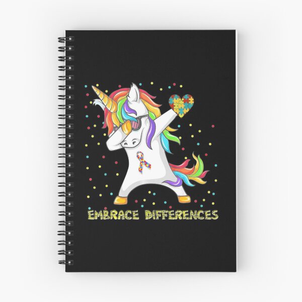 Item preview, Embrace Differences Dabbing Unicorn Autism Awareness  designed and sold by VernonCruz.