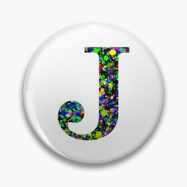 Item preview, Letter J Paint Splatter designed and sold by Handstand365.