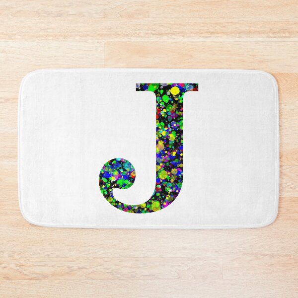 Item preview, Letter J Paint Splatter designed and sold by Handstand365.