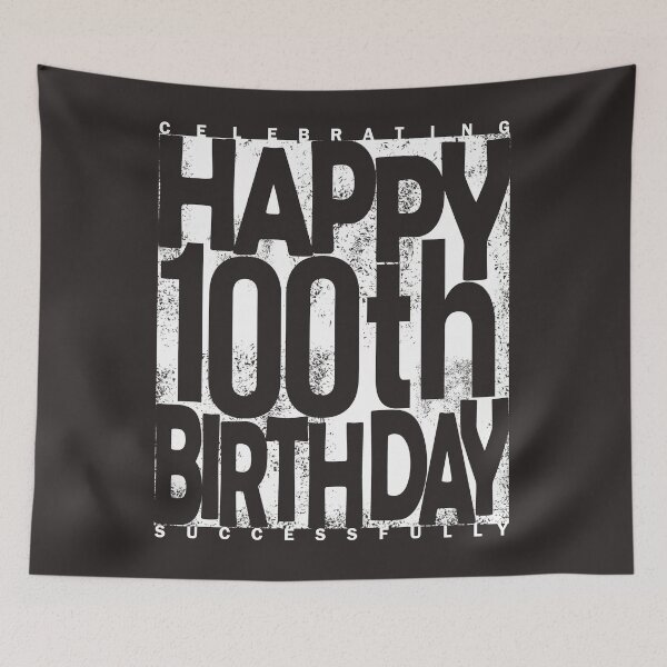 Item preview, celebrating 100th birthday - back side POD artwork designed and sold by SueSakpal.