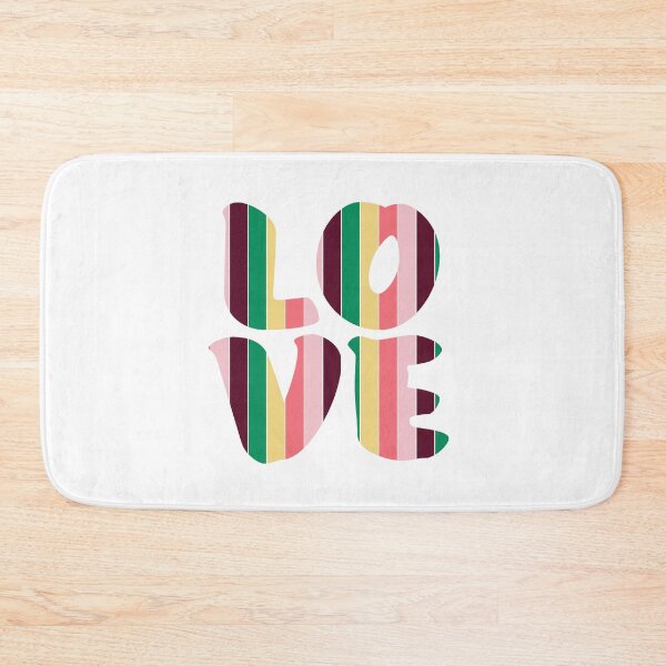 Item preview, Letters spelling LOVE with colorful stripes designed and sold by With My Hands By K.