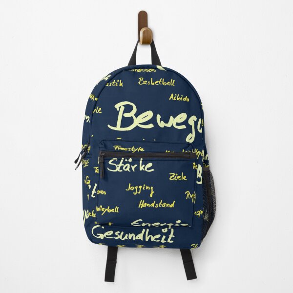 I LOVE SPORT, FUN, EXERCISE Backpack