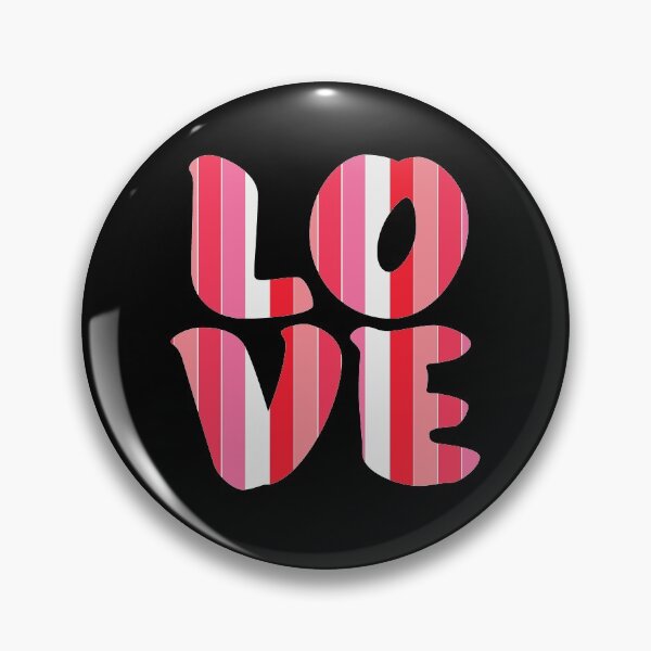 Item preview, Letters spelling LOVE with colorful stripes designed and sold by With My Hands By K.