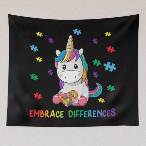 Item preview, Embrace Differences Unicorn Autism Awareness  designed and sold by VernonCruz.