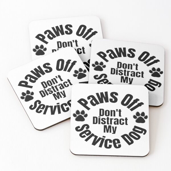Item preview, Paws Off My Service Dog designed and sold by Kate_Create.