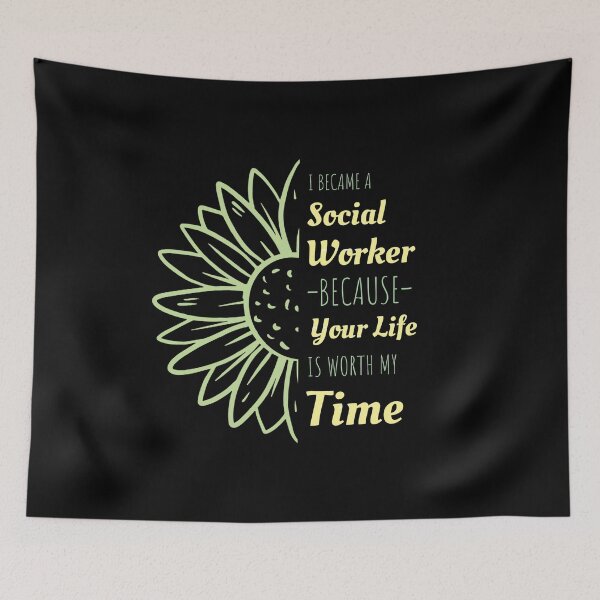 Item preview, I Became A Social Worker Sunflower Design designed and sold by 2blackcherries.