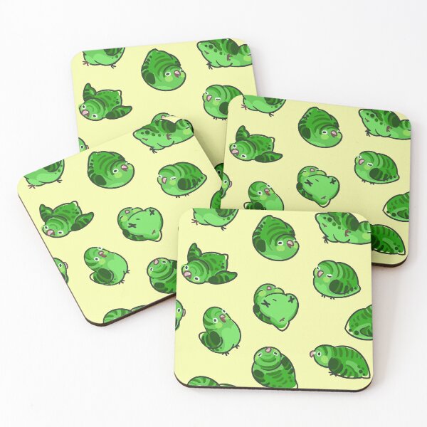 Item preview, Linnie Doots -  Green on Yellow designed and sold by Alstro-Arts.