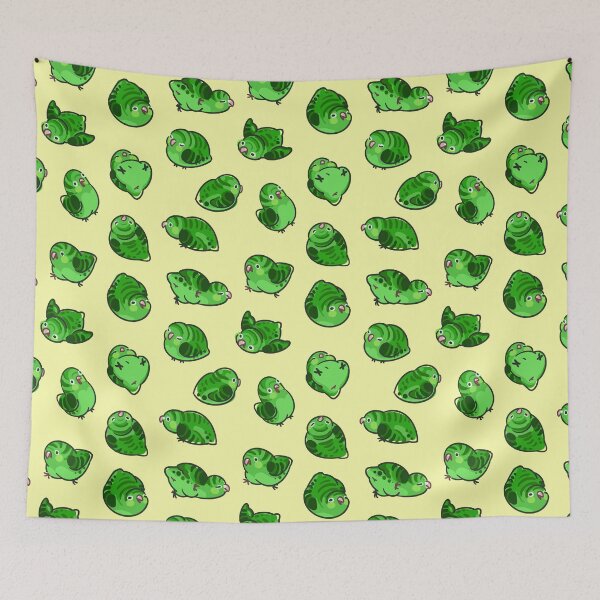 Item preview, Linnie Doots -  Green on Yellow designed and sold by Alstro-Arts.