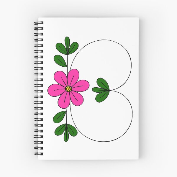 Item preview, The letter B floral designed and sold by MandVDesigns.