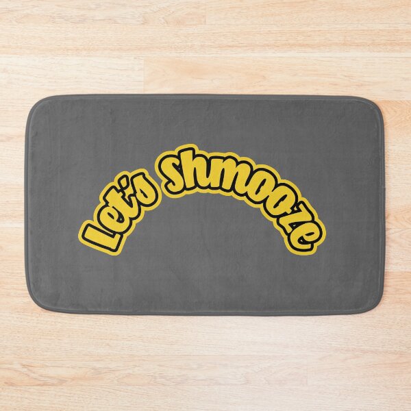 Item preview, Lets Shmooze - Yellow, Black designed and sold by Chubuter.