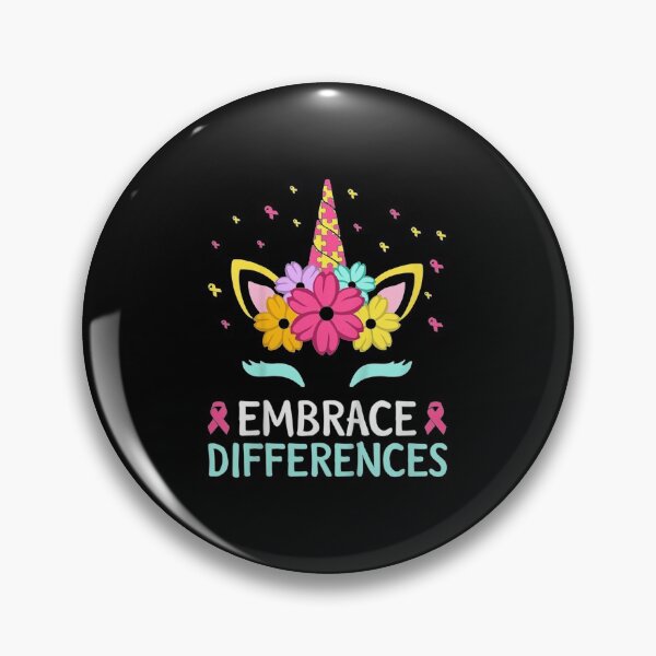 Item preview, Embrace Differences Unicorn Autism Awareness designed and sold by VernonCruz.