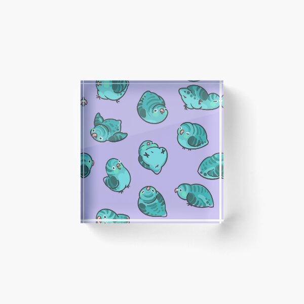 Item preview, Linnie Doots -  Turquoise on Lavender designed and sold by Alstro-Arts.