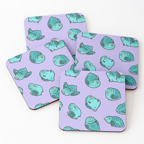 Item preview, Linnie Doots -  Turquoise on Lavender designed and sold by Alstro-Arts.