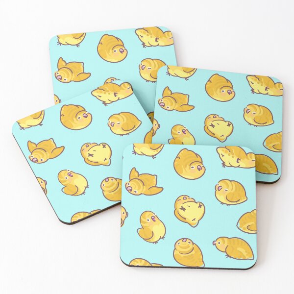 Item preview, Linnie Doots -  Lutino on Blue designed and sold by Alstro-Arts.