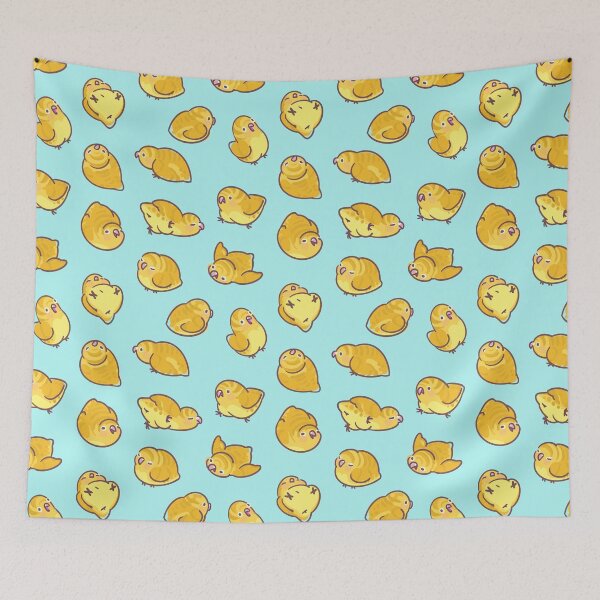 Item preview, Linnie Doots -  Lutino on Blue designed and sold by Alstro-Arts.