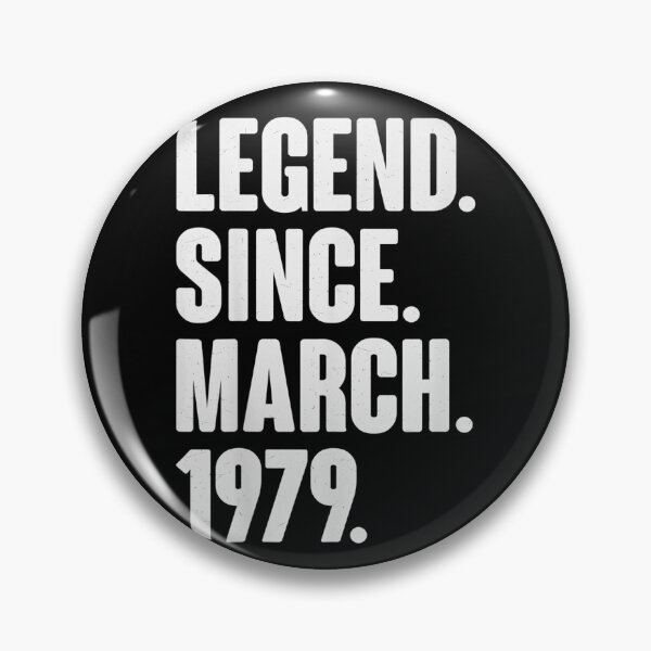 Item preview, Legend Since March 1979  Birthday Gift For 42 Year Old designed and sold by SEANPARKERAU.