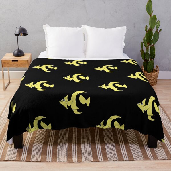 Item preview, Black And Yellow Zebra Fish designed and sold by sasijaya.
