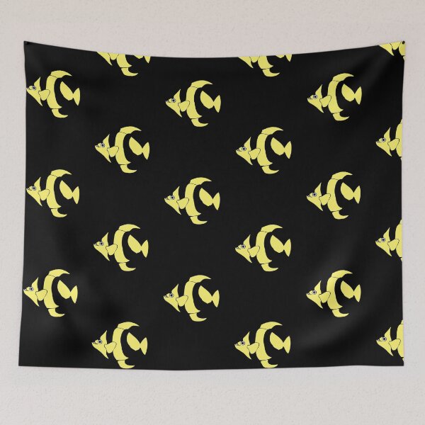 Item preview, Black And Yellow Zebra Fish designed and sold by sasijaya.
