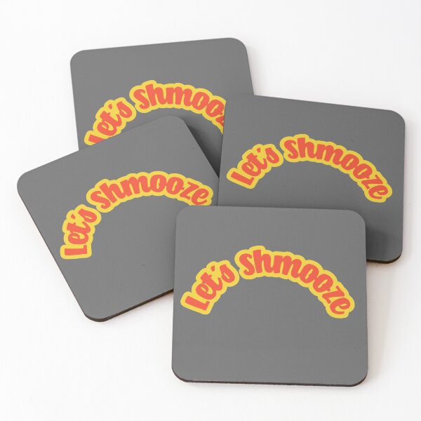 Item preview, Lets Shmooze - Yellow, Red designed and sold by Chubuter.