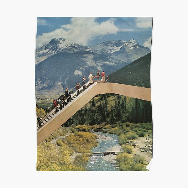 Scenic Escalator Poster