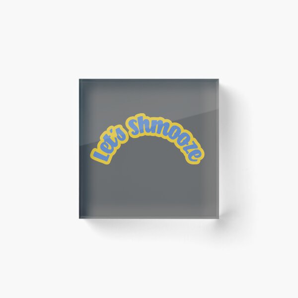 Item preview, Lets Shmooze - Orange, Blue designed and sold by Chubuter.