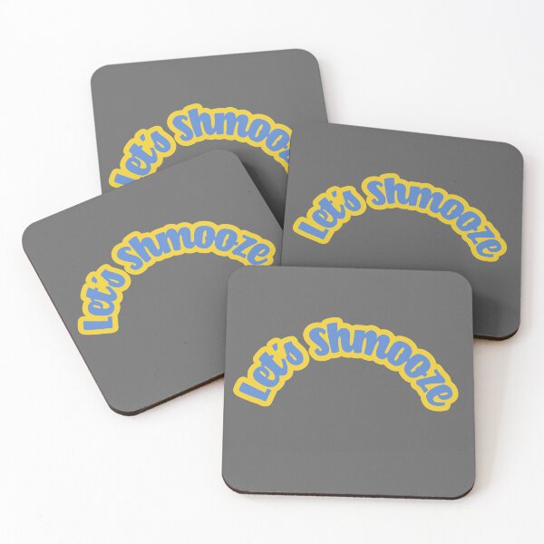 Item preview, Lets Shmooze - Orange, Blue designed and sold by Chubuter.