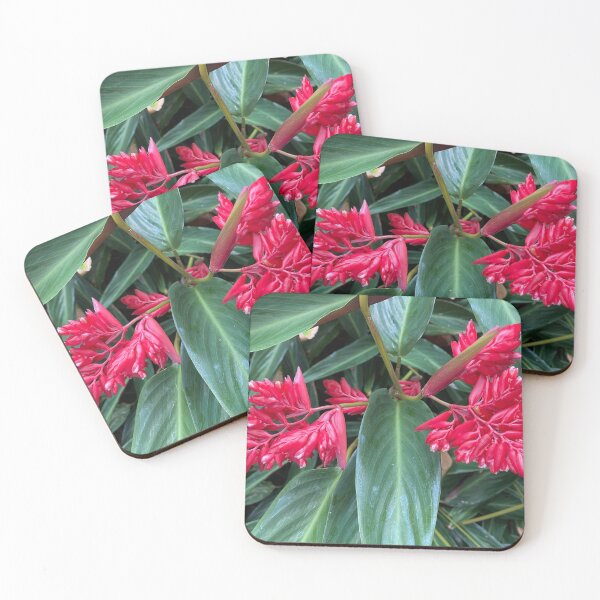 Item preview, Red and White Budding Flowers designed and sold by Sinemathk.