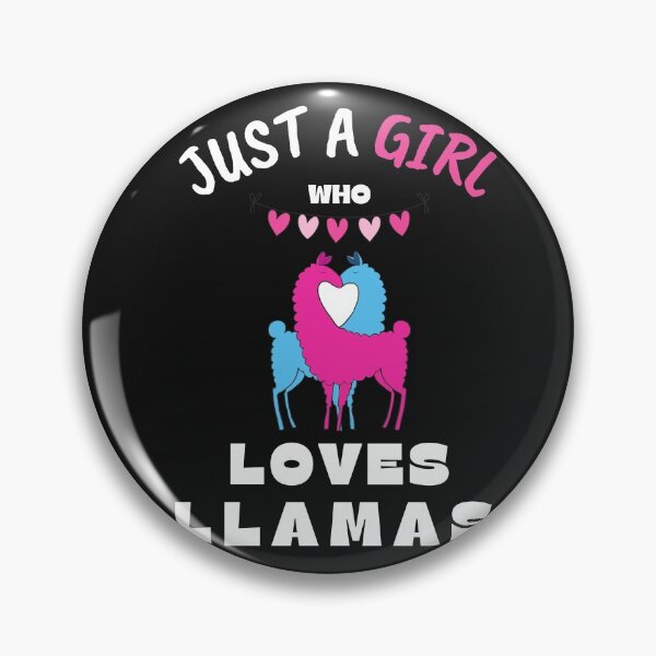 Item preview, Just A Girl Who Loves Llamas designed and sold by TrackinDaTrends.