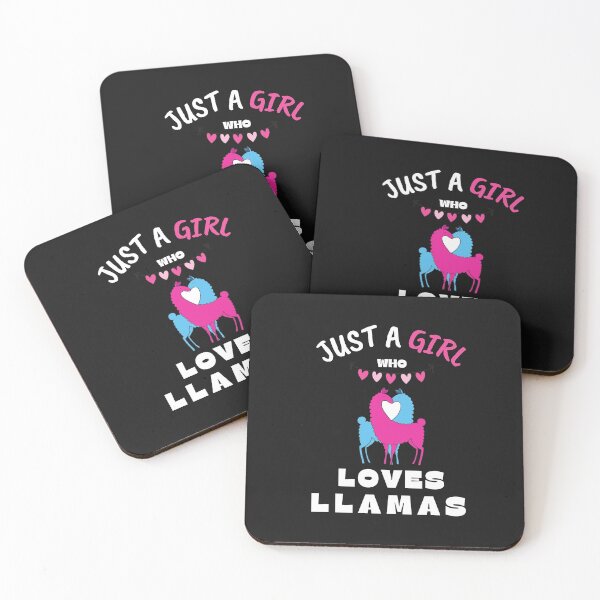 Item preview, Just A Girl Who Loves Llamas designed and sold by TrackinDaTrends.