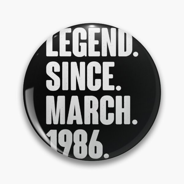 Item preview, Legend Since March 1986  Birthday Gift For 35 Year Old designed and sold by ADAMANDREWSAU.
