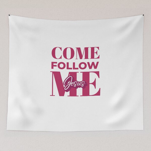 Item preview, Come Follow Me Jesus Sayings Bible Quotes designed and sold by Desiznn.