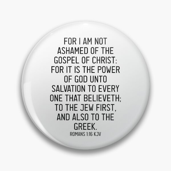 Item preview, Romans 1:16 KJV designed and sold by Logosdesignshop.