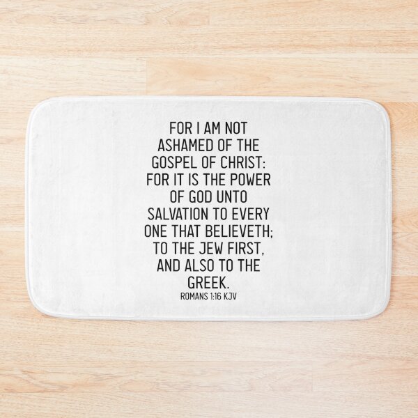Item preview, Romans 1:16 KJV designed and sold by Logosdesignshop.