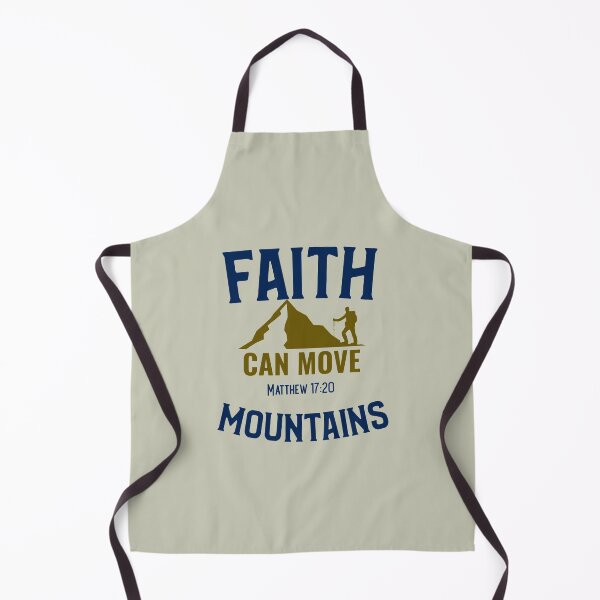 Item preview, Faith Can Move Mountain Mat 17:20 Bible Quotes designed and sold by Desiznn.