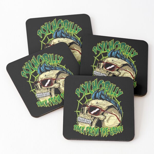 Item preview, Psychobilly Skull Back from the Grave designed and sold by MatSa007.
