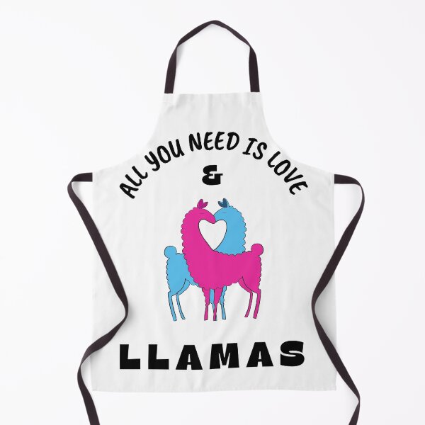 Item preview, All You Need Is Love & llamas designed and sold by TrackinDaTrends.