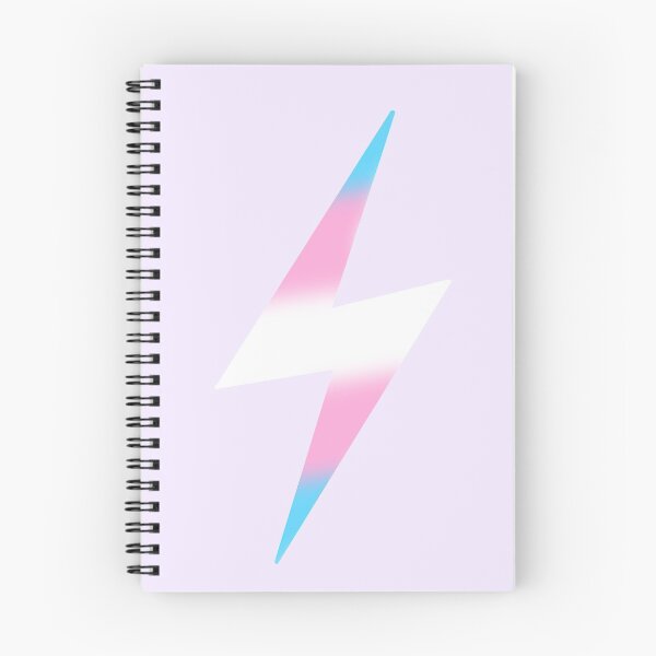 Item preview, Lightening Bolt (trans flag) designed and sold by ravendraw3.