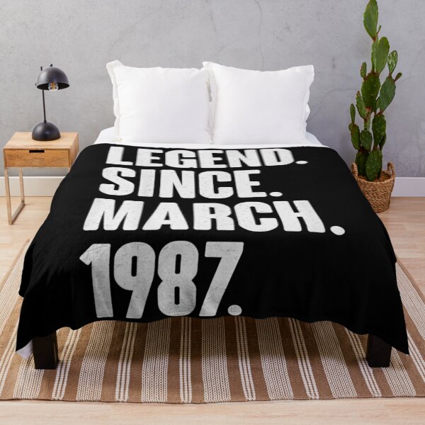 Item preview, Legend Since March 1987  Birthday Gift For 34 Year Old designed and sold by ADAMANDREWSAU.