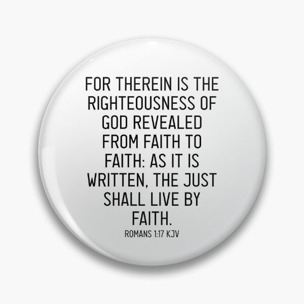 Item preview, Romans 1:17 KJV designed and sold by Logosdesignshop.