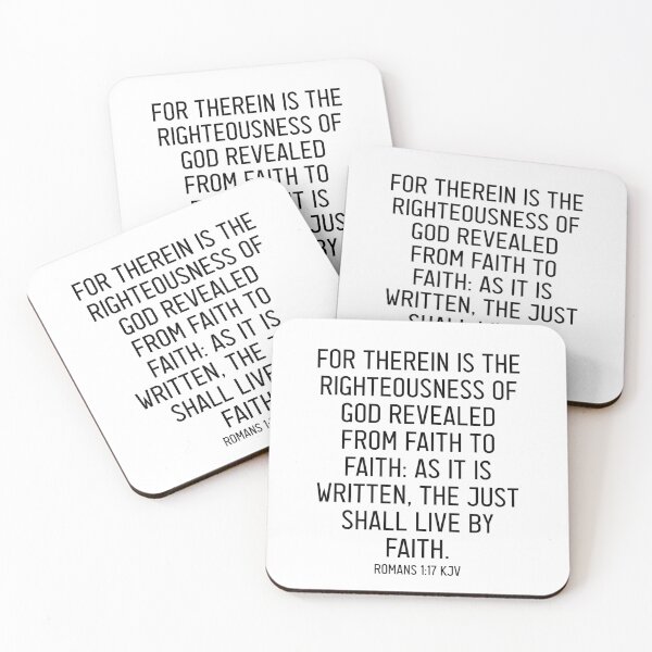 Item preview, Romans 1:17 KJV designed and sold by Logosdesignshop.