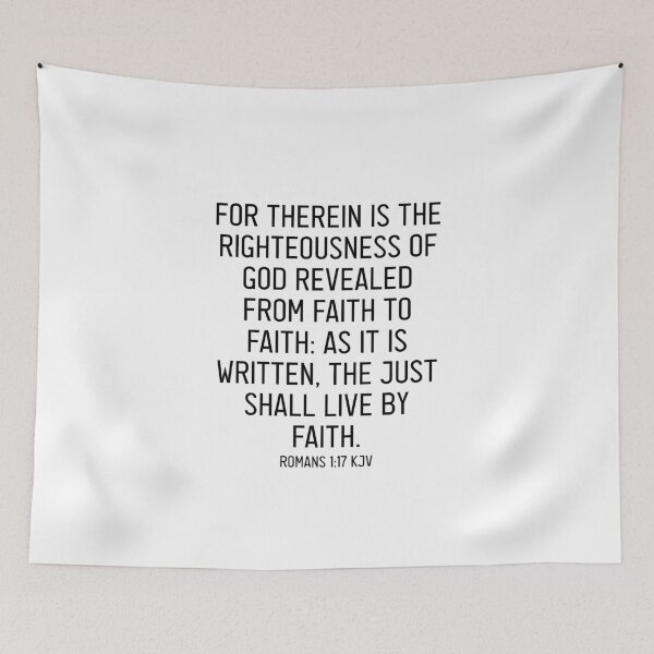Item preview, Romans 1:17 KJV designed and sold by Logosdesignshop.