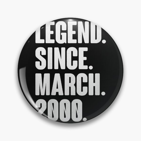 Item preview, Legend Since March 2000  Birthday Gift For 21 Year Old designed and sold by ALISONABBOTTAU.