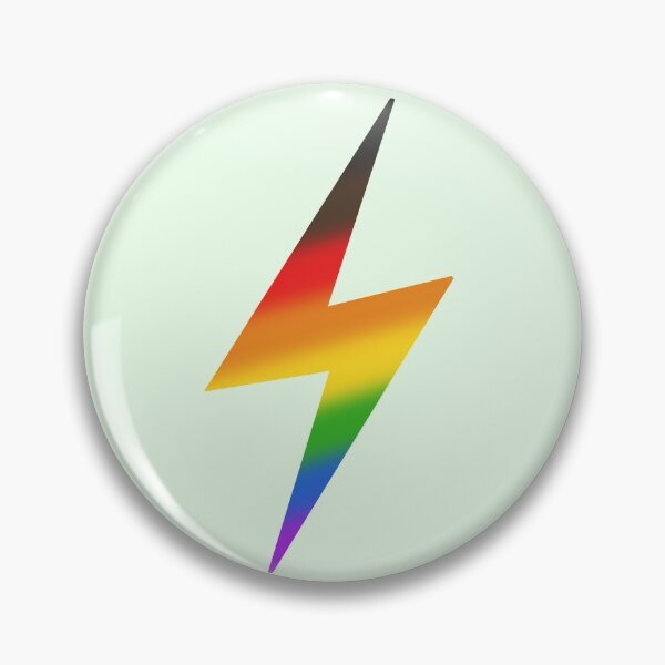 Item preview, Lightening Bolt (pride flag) designed and sold by ravendraw3.
