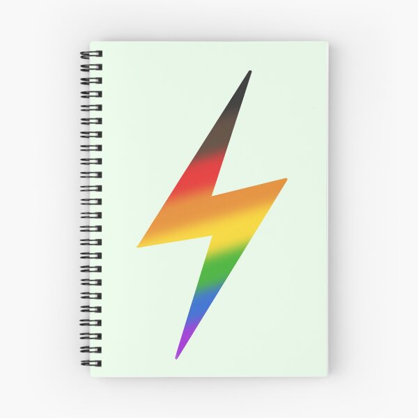 Item preview, Lightening Bolt (pride flag) designed and sold by ravendraw3.