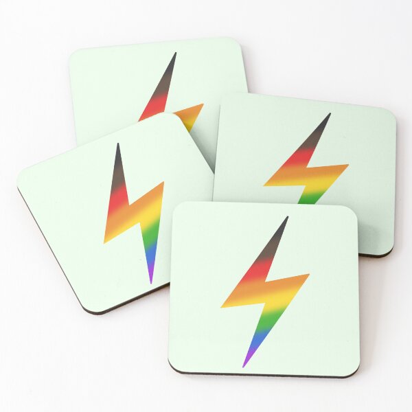 Item preview, Lightening Bolt (pride flag) designed and sold by ravendraw3.