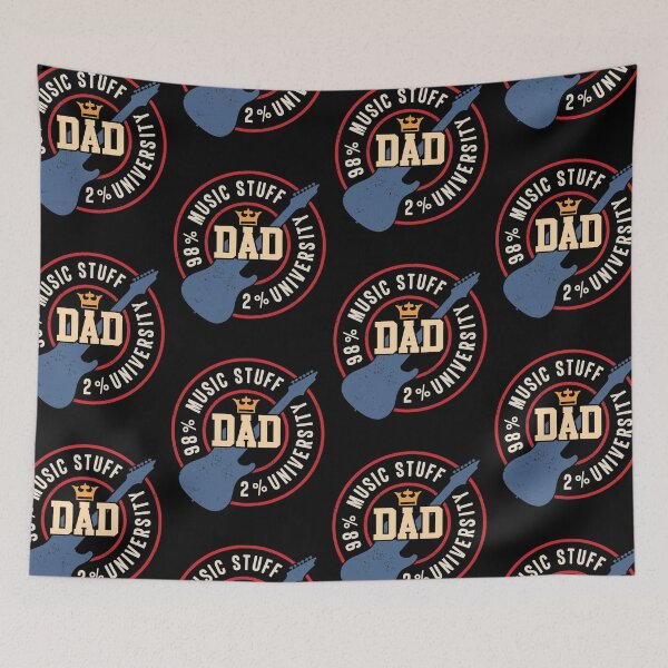 Item preview, 98 Percent Music Stuff 2 Percent University | Amusing Father's Day designed and sold by GravitiTees.