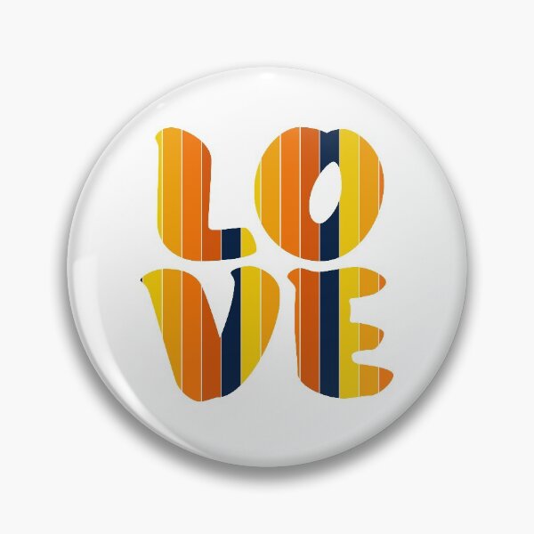 Item preview, Letters spelling LOVE with colorful stripes designed and sold by With My Hands By K.