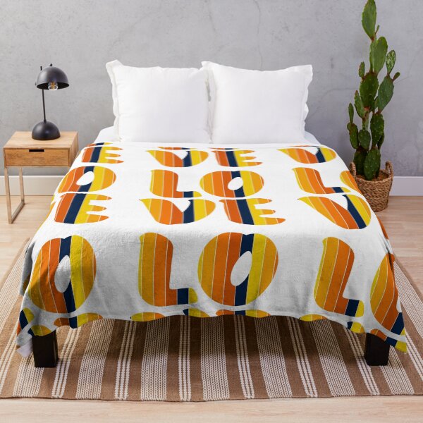 Item preview, Letters spelling LOVE with colorful stripes designed and sold by With My Hands By K.