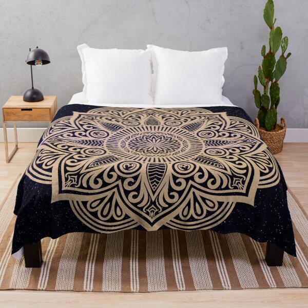 Item preview, Tapestry of Stargazing Milky Way Mandala designed and sold by StickerArtwork.