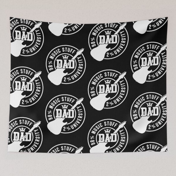 Item preview, 98 Percent Music Stuff 2 Percent University | Funny Father's Day designed and sold by GravitiTees.